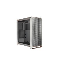 Корпус без блока питания/ Case InWin Dubili, Full-Tower, TG, 4x140mm, 2xUSB-A 3.2 + 1xUSB-C 3.2, E-ATX, ATX, mATX, mITX Titanium Grey