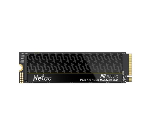 SSD накопитель Netac SSD NV7000-t 1TB PCIe 4 x4 M.2 2280 NVMe 3D NAND, R/W up to 7300/6600MB/s, OPS(R4K) 1000K/700K, TBW 640TB, slim heatspreader, 5y wty SSD накопитель Netac SSD NV7000-t 1TB PCIe 4 x4 M.2 2280 NVMe 3D NAND, R/W up to 7300/6600MB/s, OPS(R4K) 1000K/700K, TBW 640TB, slim heatspreader, 5y wty