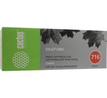 -/ Картридж лазерный Cactus CS-C716BK 716 BK черный (2300стр.) для Canon i-Sensys MF8030/MF8030cn/MF805