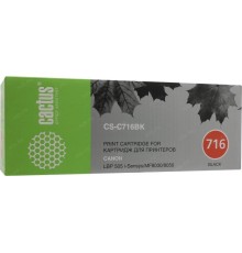 -/ Картридж лазерный Cactus CS-C716BK 716 BK черный (2300стр.) для Canon i-Sensys MF8030/MF8030cn/MF805
