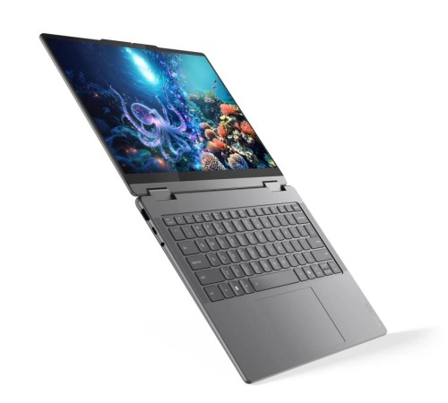 Ноутбук/ Lenovo Yoga 7 2-in-1 14ILL10 14"(1920x1200 OLED)/Touch/Intel Core Ultra 7 256V(2.2Ghz)/16384Mb/1024PCISSDGb/noDVD/Int:Intel Arc graphics/Cam/BT/WiFi/70WHr/war 1y/1.38kg/luna grey/noOS + 65W, Pen, RU kbd Ноутбук/ Lenovo Yoga 7 2-in-1 14ILL10 14"(1920x1200 OLED)/Touch/Intel Core Ultra 7 256V(2.2Ghz)/16384Mb/1024PCISSDGb/noDVD/Int:Intel Arc graphics/Cam/BT/WiFi/70WHr/war 1y/1.38kg/luna grey/noOS + 65W, Pen, RU kbd