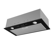Встраиваемая вытяжка MAUNFELD/ Тип: полновстраиваемая, Цвет: черный, Управление: слайдерное, Ширина, мм: 498, Полная потребляемая мощность, Вт: 121, Количество скоростей: 3 Максимальная производительность, м3/ч: 850 Диаметр воздуховода, мм: 120 Площадь ку