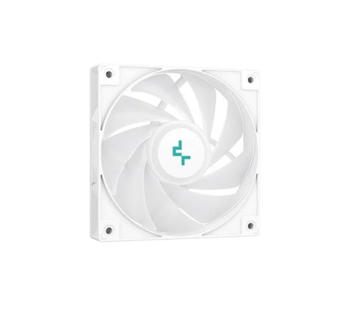 Кулер для процессора DEEPCOOL AG500 WH ARGB LGA1700/1200/115X/AM5/AM4 (12шт/кор, TDP 240W, PWM, ARGB Fan 120mm, 5 тепл. Трубок, Copper Base, белый) RET