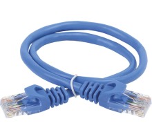Коммутационный шнур кат. 6 UTP LSZH 5м синий