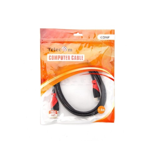 Кабель/ Кабель HDMI-19M --- HDMI-19M ver 2.0 4K*60Hz, 1.5m Telecom Pro <TCG220-1.5M>