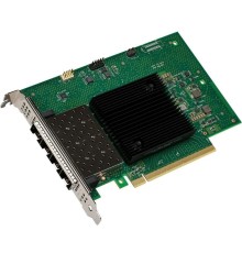 Сетевая карта/ Intel® Ethernet Network Adapter E810-XXVDA4, 4xSFP28 ports, 25GbE, PCI-E x16 gen3/gen4, iWARP/RoCEv2, IEEE 1588 PTP, ADQ, iSCSI, NFS, VMDq. PCI-SIG* SR-IOV Capable
