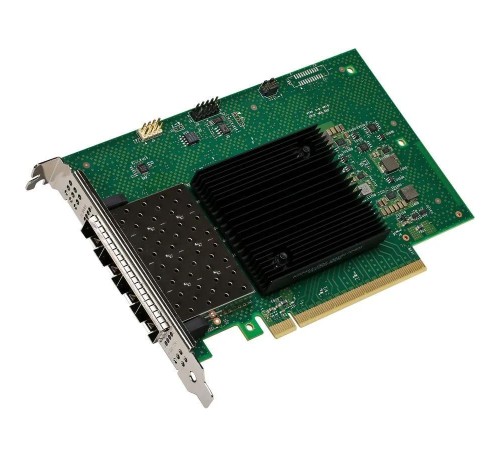 Сетевая карта/ Intel® Ethernet Network Adapter E810-XXVDA4, 4xSFP28 ports, 25GbE, PCI-E x16 gen3/gen4, iWARP/RoCEv2, IEEE 1588 PTP, ADQ, iSCSI, NFS, VMDq. PCI-SIG* SR-IOV Capable Сетевая карта/ Intel® Ethernet Network Adapter E810-XXVDA4, 4xSFP28 ports, 25GbE, PCI-E x16 gen3/gen4, iWARP/RoCEv2, IEEE 1588 PTP, ADQ, iSCSI, NFS, VMDq. PCI-SIG* SR-IOV Capable