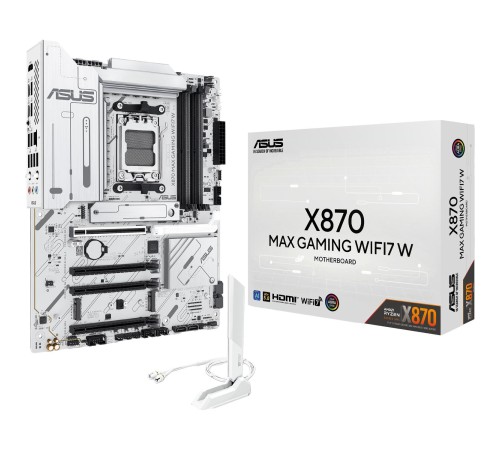 Материнская плата/ X870 MAX GAMING WIFI7 W Материнская плата/ X870 MAX GAMING WIFI7 W