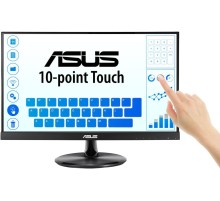 Монитор LCD 21.5" VT229H/ ASUS VT229H 21.5" Monitor, FHD(1920x1080), IPS, 10-point Touch Monitor, 250 cd/m2, 178°(H)/178°(V), 5ms, HDMI,  D-Sub, USB, Speakers, Flicker free, Low Blue Light, Frameless, VESA 100x100mm, black