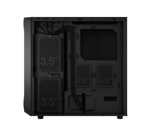 Корпус ПК без блока питания/ Case Fractal Design Focus 2, Midi-Tower, 2x140mm, 2xUSB-A 3.0, ATX, mATX, mITX Black