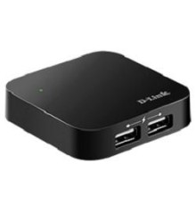 Хаб/ DUB-H4,DUB-H4/E USB 2.0 Hub, 4xUSB2.0 with Fast-Charging port