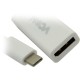 Кабель-адаптер/ Кабель-адаптер USB 3.1 Type-Cm --> DP(f) 3840x2160@30Hz, 10Gbps , 0,15m VCOM <CU422>