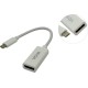 Кабель-адаптер/ Кабель-адаптер USB 3.1 Type-Cm --> DP(f) 3840x2160@30Hz, 10Gbps , 0,15m VCOM <CU422>
