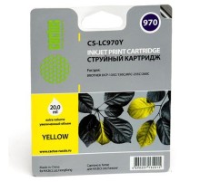 -/ Картридж струйный Cactus CS-LC970Y желтый (20мл) для Brother MFC-260c/235c/DCP-150c/135c