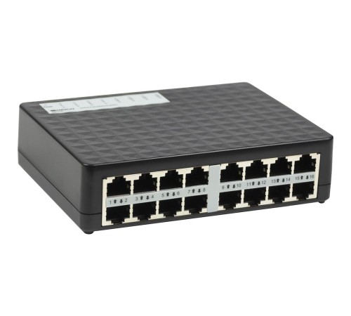 Коммутатор/ Unmanaged Switch 16x100Base-TX, plastic case
