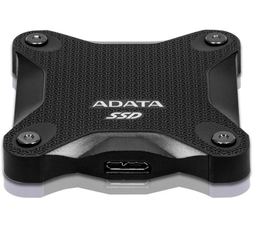 Твердотельный накопитель/ ADATA External SSD SD620, 512GB, Type-C, USB 3.2 Gen2, R/W 550/500 MB/s, 80x80x15mm, Black (5 лет)
