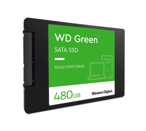 Твердотельный накопитель/ WD SSD Green, 1.0TB, 2.5" 7mm, SATA3, QLC, R/W 545/385MB/s, IOPs н.д./н.д., TBW н.д., DWPD н.д. (12 мес.) Твердотельный накопитель/ WD SSD Green, 1.0TB, 2.5" 7mm, SATA3, QLC, R/W 545/385MB/s, IOPs н.д./н.д., TBW н.д., DWPD н.д. (12 мес.)