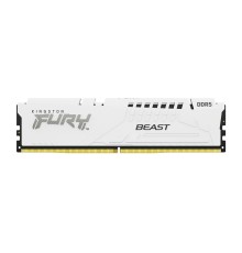 Память оперативная/ Kingston 64GB 5600MT/s DDR5 CL40 DIMM (Kit of 2) FURY Beast White XMP