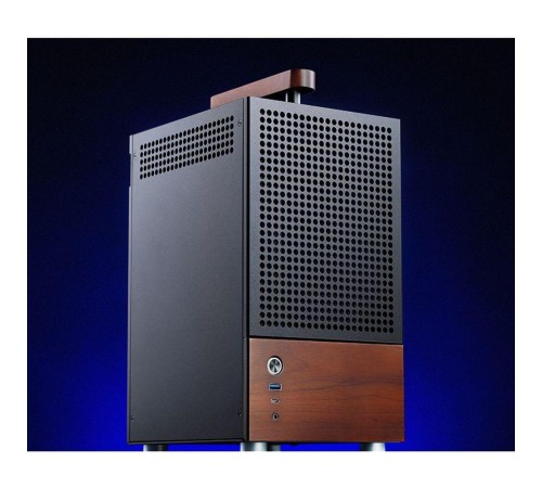 Корпус без блока питания/ Case JONSBO T6, Mini-Tower, 1x140mm, 1xUSB-A 3.0 + 1xUSB-C 3.2, mITX, wood panel + wooden handle Black Корпус без блока питания/ Case JONSBO T6, Mini-Tower, 1x140mm, 1xUSB-A 3.0 + 1xUSB-C 3.2, mITX, wood panel + wooden handle Black