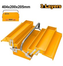 Ящик для инструментов Ingco HTB03,404200205мм, 3 уровня, металл