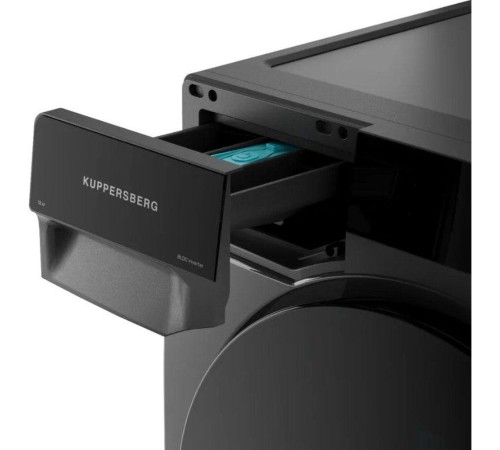 Стиральная машина KUPPERSBERG/ Стиральная машина KUPPERSBERG, High-Tech, загрузка 12 кг, 16 программ, 1200 об/мин. сенсорное управление, инверторный двигатель, функция пара, отложенный старт, самодиагностика, блокировка от детей, энергоэффективность А+++,