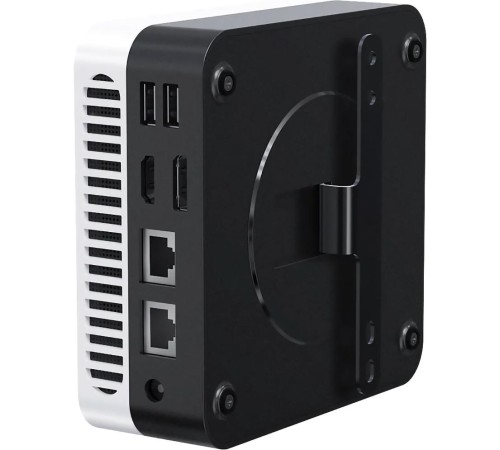 Компьютер Chuwi LarkBox X  Intel N-series N150(0.8Ghz)/12288Mb/512SSDGb/Int:Intel UHD Graphics/BT/WiFi/war 1y/0.4kg/Grey+White/Win11Pro + USB2.0*2/USB3.2*2/Type-C*1/HDMI*1/DP*1/RJ45*2/WIFI6,BT5.2/bracket