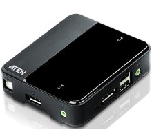 2-х портовый KVM-коммутатор с поддержкой USB, DisplayPort