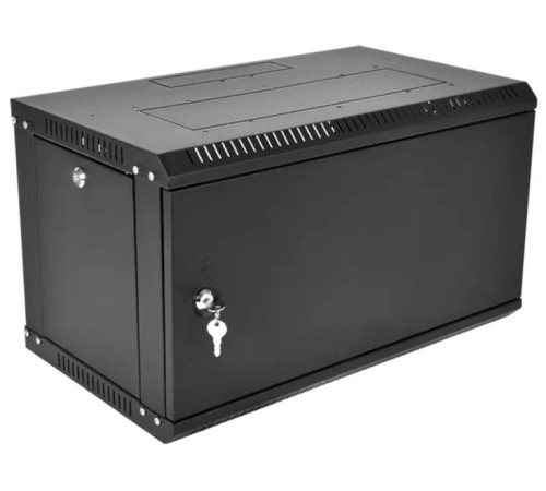 Шкаф ЦМО Шкаф телекоммуникационный настенный разборный ЭКОНОМ 6U (600 520) дверь металл, цвет черный Шкаф ЦМО Шкаф телекоммуникационный настенный разборный ЭКОНОМ 6U (600 520) дверь металл, цвет черный