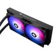 Система жидкостного охлаждения/ Water Cooling System Thermalright Aqua Elite 240 V3 (240mm, Black, ARGB/ Fans: 2x120mm, 66.17CFM, 25.6dBA, 1500RPM/ Pump height 53mm, 23dBA, 3300RPM, Rad thickness 27mm/ S: 1700, 1200, 20XX, 115X, AM5, AM4)