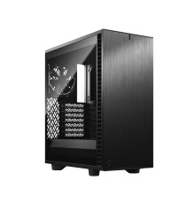 Корпус ПК без блока питания/ Case Fractal Design Define 7 Compact TG Light Tint, Midi-Tower, 1x120mm + 1x140mm, 2xUSB-A 2.0 + 2xUSB-A 3.2 + 1xUSB 3.2 Type-C ATX, mATX, mITX Black