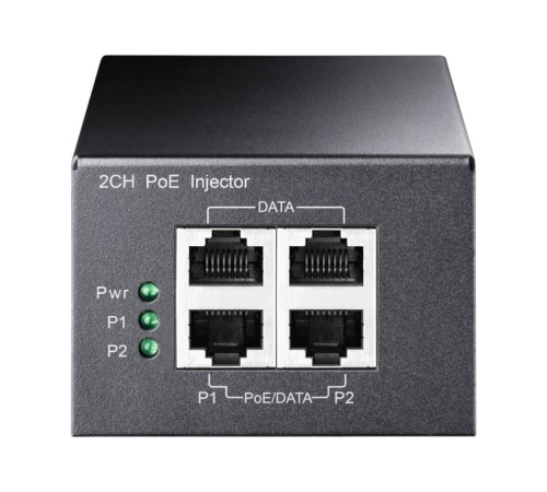 Инжектор/ 2-Channel 30W Gigabit PoE+/PoE Injector