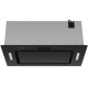ВЫТЯЖКА HOMSair CROСUS PUSH 52 Glass Black/ полновстраиваемая, кнопочное управление, 3 скорости, 850 м3/ч, до 30 м2, 53 дБ, угольный фильтр CF02X - 2 шт, ШхВхД: 518х191х290 мм, черный цвет