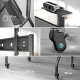 ONKRON мобильная стойка для ТВ 60"-120", макс 150кг, наклонная, чёрная TS2080