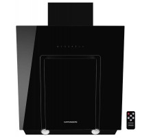 Вытяжка Kuppersberg/ Настенная вытяжка, ширина 60 см, отвод/рециркуляция, 900 м3/час, сенсорное управление, таймер, 5 скоростей, галогенное освещение 2х20 Вт, металлические жироулавливающие фильтры, угольный фильтр KF-СM (опция), 42-47 дБ, цвет черное сте