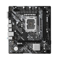 Материнская плата ASROCK H610M-HVS/M.2 R2.0, LGA1700, H610, 2*DDR4, 4*SATA, 1*M.2, 2*USB 3.2, 4*USB 2.0, 1*PCIx16, 1*PCIx1, D-Sub+HDMI, mATX
