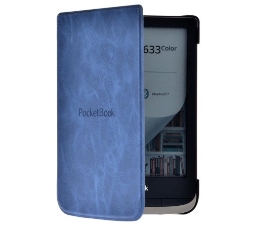 Обложка для электронной книги PocketBook 606/616/617/627/628/632/633, синяя (PBC-628-BL-RU) Обложка для электронной книги PocketBook 606/616/617/627/628/632/633, синяя (PBC-628-BL-RU)