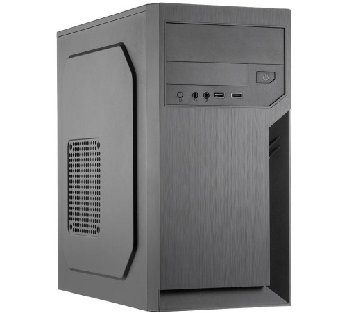 Корпус без блока питания/ Case Foxline FL-702, mATX, 1x5.25EXT, 1x3.5EXT, 2x3.5INT, 2xUSB2.0, HDA, w/o FAN, w/o PSU