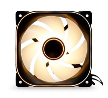 Кулер для ПК/ Case Cooler HSPD FNW010 Black (120x120x25mm, 4-pin PWM, ARGB, 53.69CFM, 29.34dBA, 1800RPM, Black)