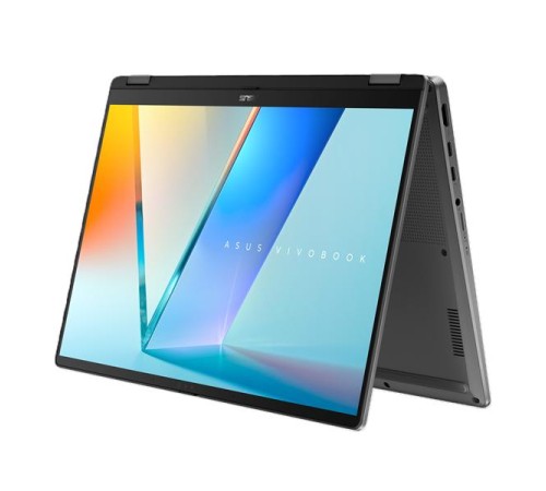 Ноутбук ASUS Vivobook 14 Flip TP3407SA-QL055W Intel Core Ultra 7 256V/16GB LPDDR5X 16GB/1TB SSD/Intel Arc Graphics/14" OLED WUXGA (1920 x 1200) TOUCH WiFi 7+BT 5.4/ WIN11 HOME/1.33 kg/Matte Gray/Stylus