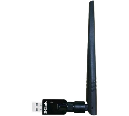 Сетевой адаптер/ DWA-172/B,DWA-172/RU,DWA-172/RU/B AC600 Wi-Fi USB Adapter, 1x5dBi detachable antenna