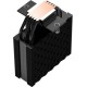 Кулер для процессора PCCooler RT500 Digital BK, 120mm FAN, 5 HEAT PIPES, 4-PIN PWM, 500-2200 RPM, 34.9 DBA, HYDRO BEARING, LED temp., LGA 1851/1700/1200/115X, AMD AM5/AM4
