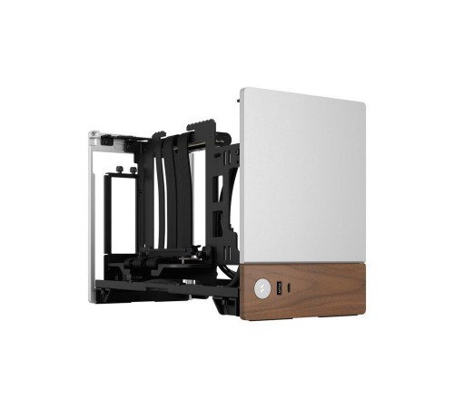 Корпус без блока питания/ Case Fractal Design Terra, Mini-Tower, no fans, 1xUSB-A 3.0 + 1xUSB 3.2 Type-C, SFX PSU Support, mITX Silver