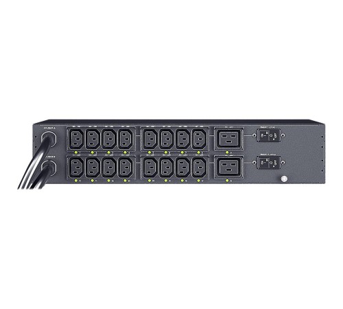 Блок распределения питания/ ATS CyberPower PDU44302 2U type, 32Amp, plug IEC 309 32A, (16) IEC 320 C13 (2) IEC 320 C19