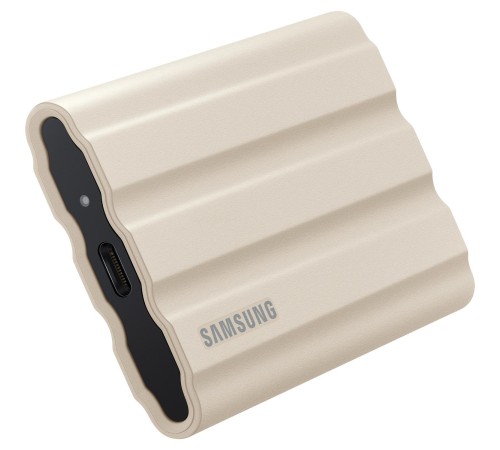 Внешние HDD и SSD/ Samsung External SSD T7 Shield, 1TB, Type C-to-C/A, USB 3.2 Gen2, R/W 1050/1000MB/s, IP65, 88x59x13mm, 98g, Beige (12 мес.) Внешние HDD и SSD/ Samsung External SSD T7 Shield, 1TB, Type C-to-C/A, USB 3.2 Gen2, R/W 1050/1000MB/s, IP65, 88x59x13mm, 98g, Beige (12 мес.)