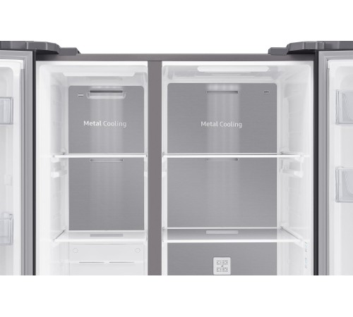Холодильник Samsung/ 178x91.2.x71.6, 680/229 л, No Frost, side by side, черное стекло Холодильник Samsung/ 178x91.2.x71.6, 680/229 л, No Frost, side by side, черное стекло