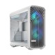 Корпус ПК без блока питания/ Case Fractal Design Torrent RGB TG Clear Tint, Full-Tower, 2x180mm + 3x140mm RGB, 2xUSB-A 3.2 + 1xUSB 3.2 Type-C E-ATX, SSI-CEB, SSI-EEB, ATX, mATX, mITX White