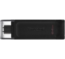 Флеш-накопитель/ Kingston 64Gb USB 3.2 DataTraveler 70 USB Type-C
