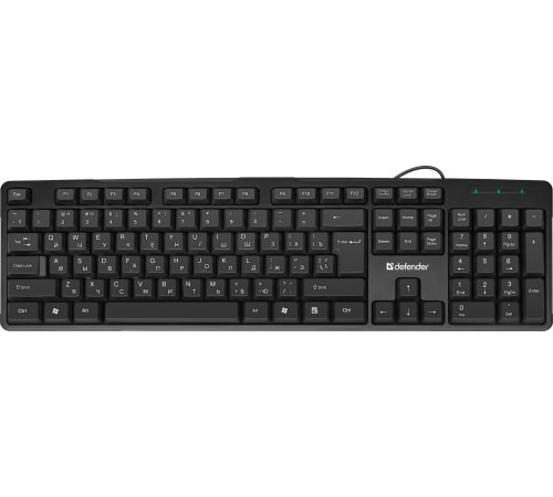 Defender  Проводная клавиатура Next HB-440 RU,черный,полноразмерная USB