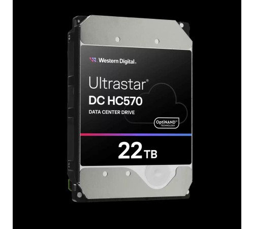 Жесткий диск/ HDD WD SATA Server 22Tb Ultrastar DC HC570 7200 6Gb/s 512MB 1 year warranty