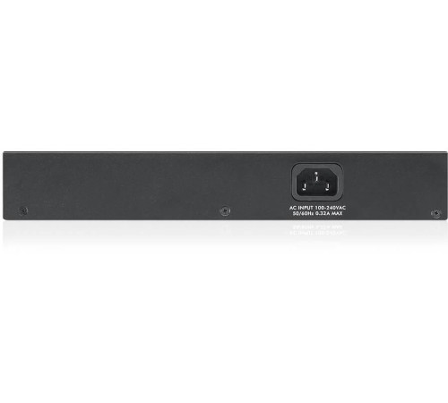 Коммутатор/ ZYXEL GS1900-24E, Smart L2 switch rack 19 ", 24xGE, desktop, silent